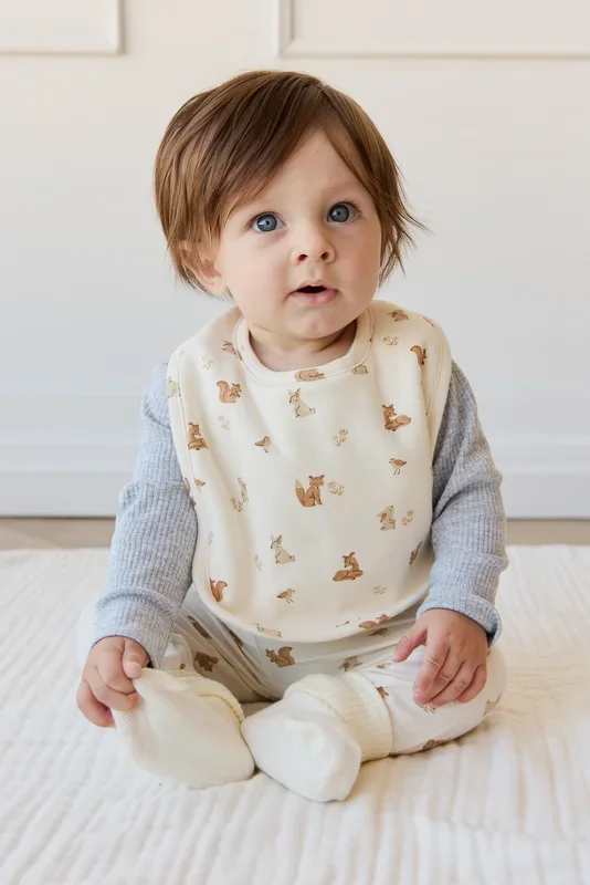Organic Cotton Bib – Forest Friends