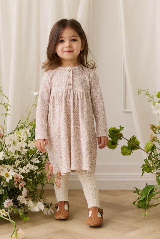 Organic Cotton Bridget Dress – Tully Mauve