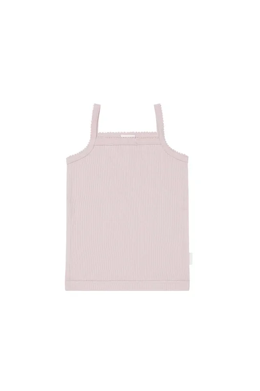 Organic Cotton Modal Marina Singlet – Violet Tint
