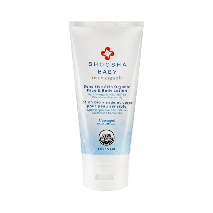 Organic Face & Body Baby Lotion – Unscented