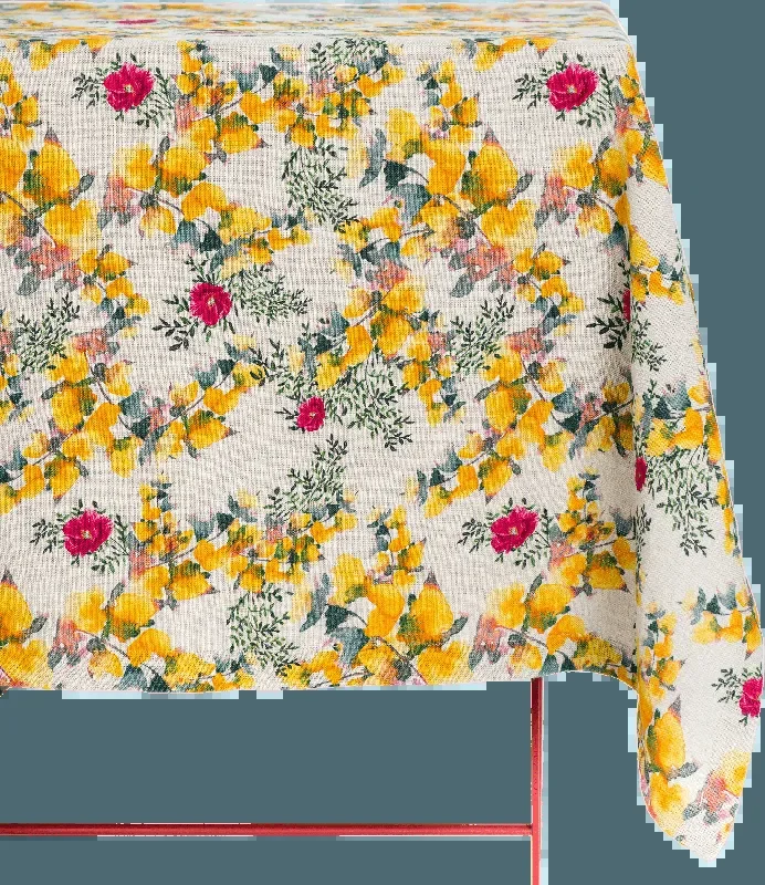 Organic Linen Tablecloth In Saint Valentine