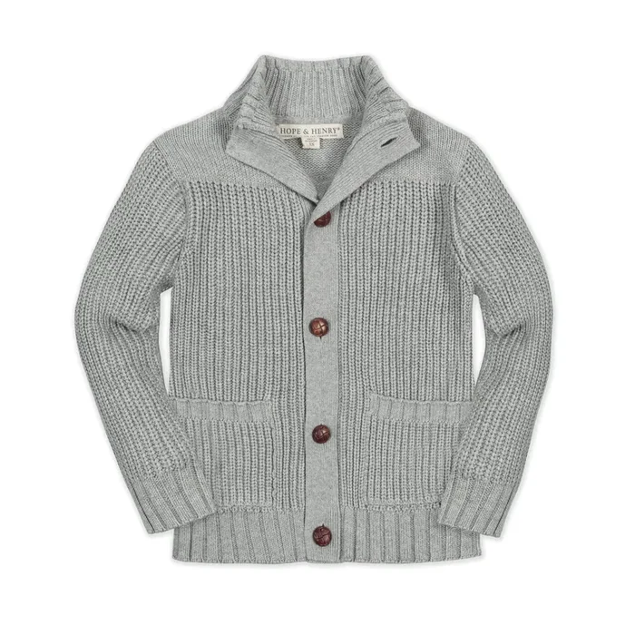 Organic Mock Neck Cardigan – Baby