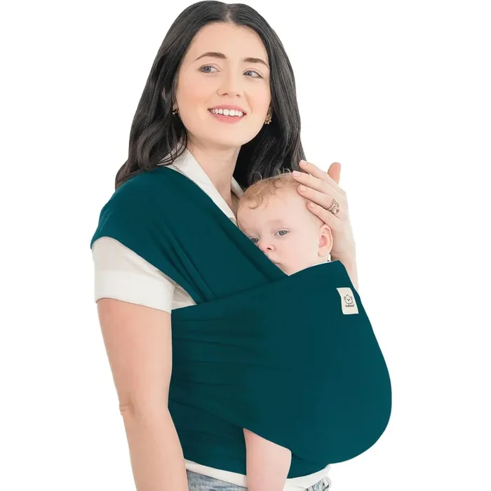 Original Baby Wraps Carrier, Baby Sling Carrier, Stretchy Infant Carrier for Newborn, Toddler (Peacock Green)