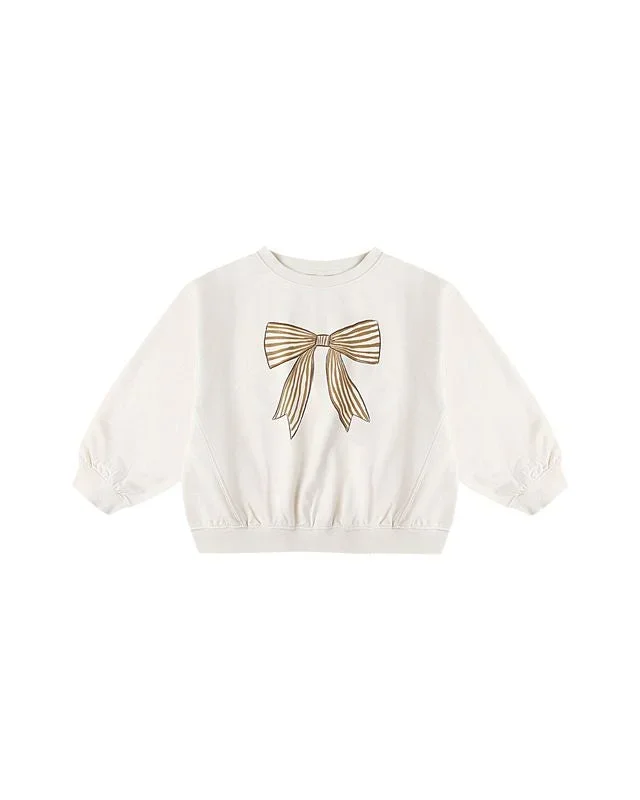 Oversized Sweatshirt || Bow
