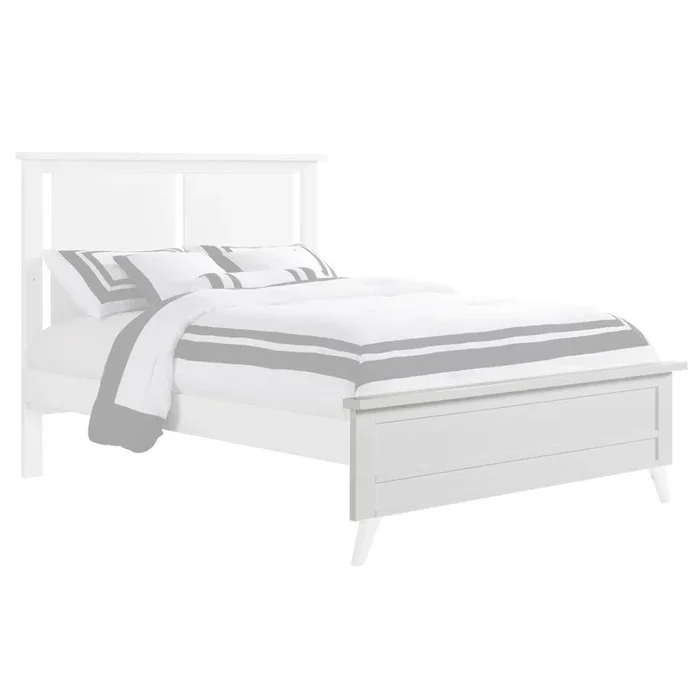 Oxford Baby Holland Low Profile Footboard in White