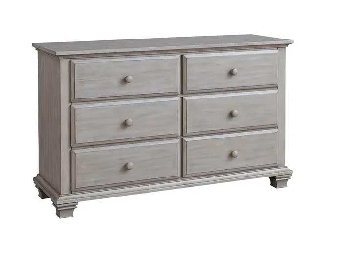 Oxford Baby Kenilworth Collection 6 Drawer Dresser in Stone Wash