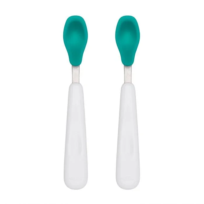 OXO Feeding Spoon Set with Soft Silicone – Teal