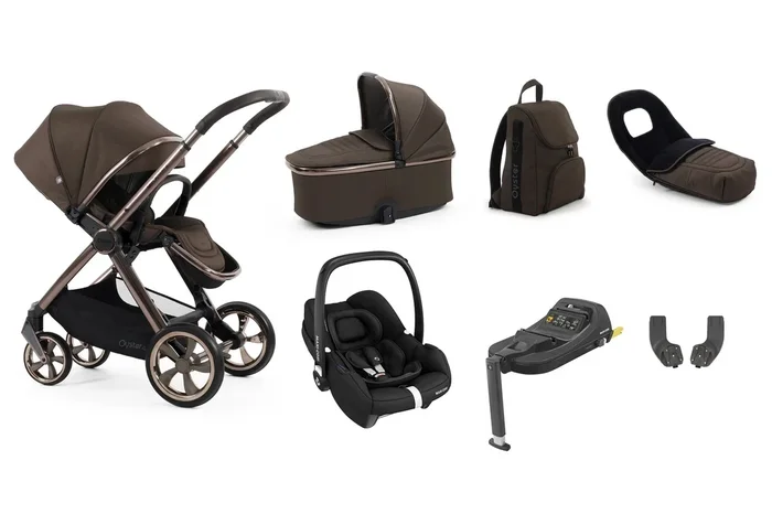 Oyster 4 Luxury (Cabriofix i-Size) Travel System – Chocolate Velvet