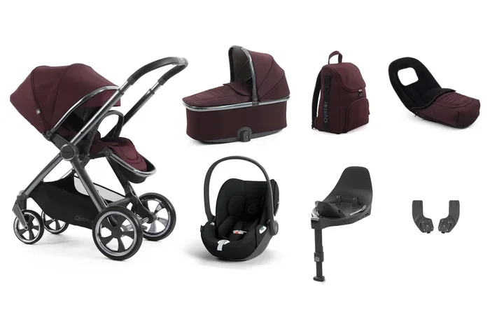Oyster 4 Luxury (Cloud T) Travel System – Mulberry