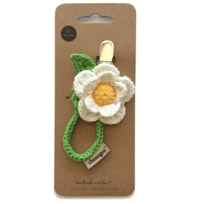 Pacifier Clip – Daisy