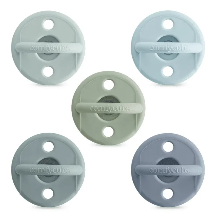 Pacifiers, 5 Pack by Comfy Cubs – Multicolor Boy