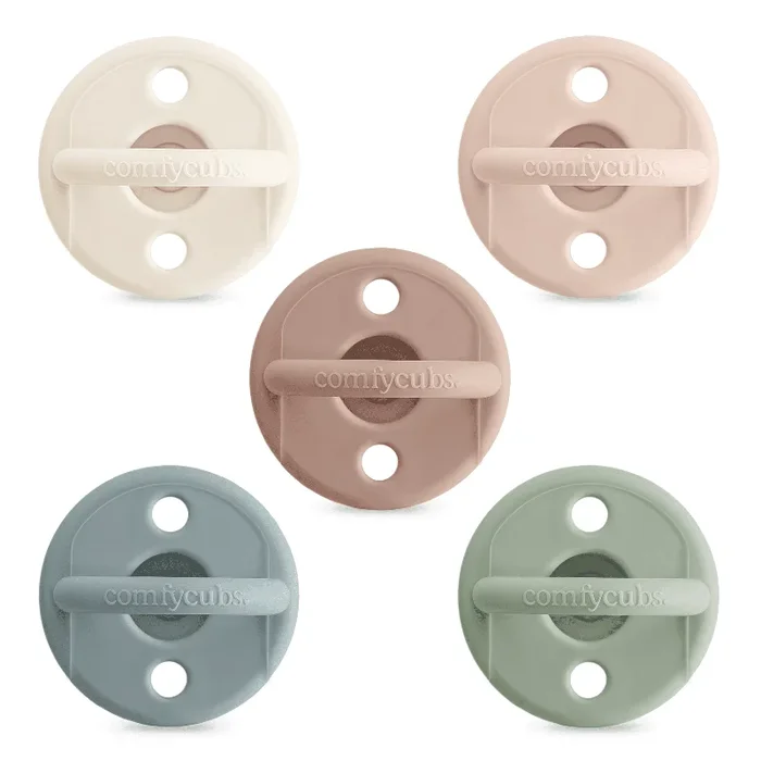 Pacifiers, 5 Pack by Comfy Cubs – Multicolor Neutral