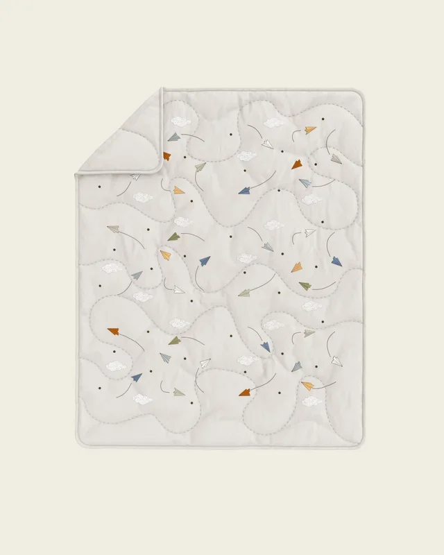 Paper Plane Baby Quilt