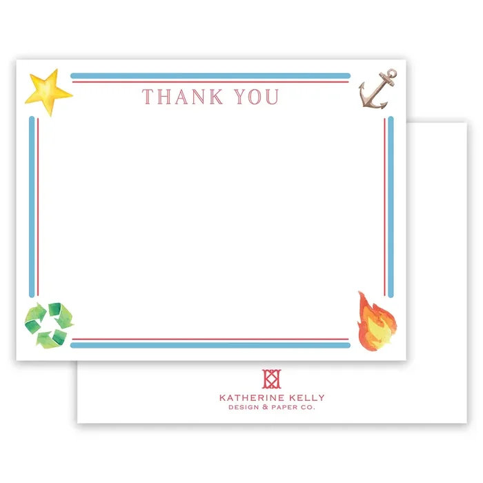 Party Pups Thank You Note