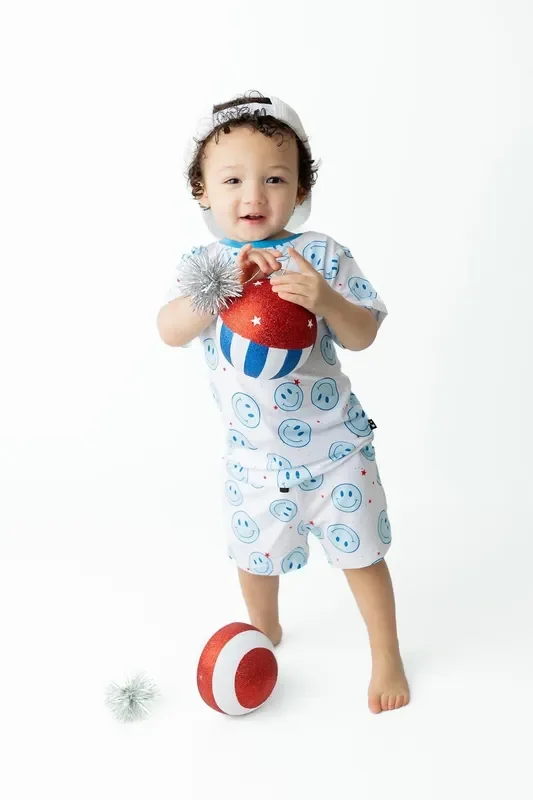 Patriotic Smiles – Pocket Short Set