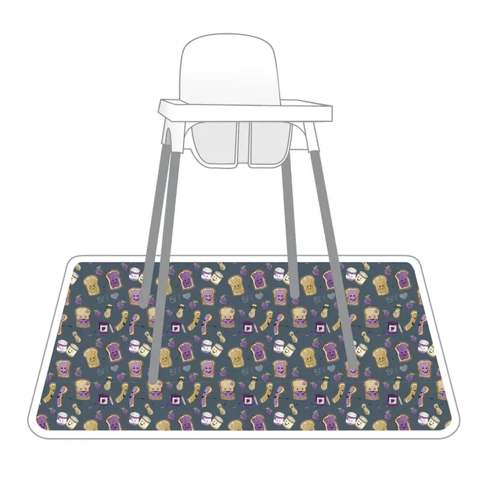 Pbj Pals Splash Mat – A Waterproof Catch-all For Highchair Spills And More!