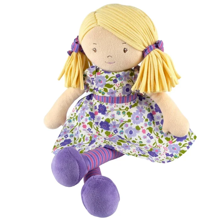Peggy Blonde Hair with Lilac and Pink Dress