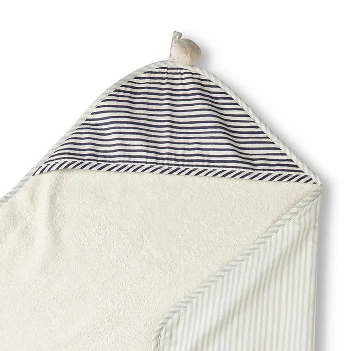 PEHR Hooded Towel – Stripes Away Sea