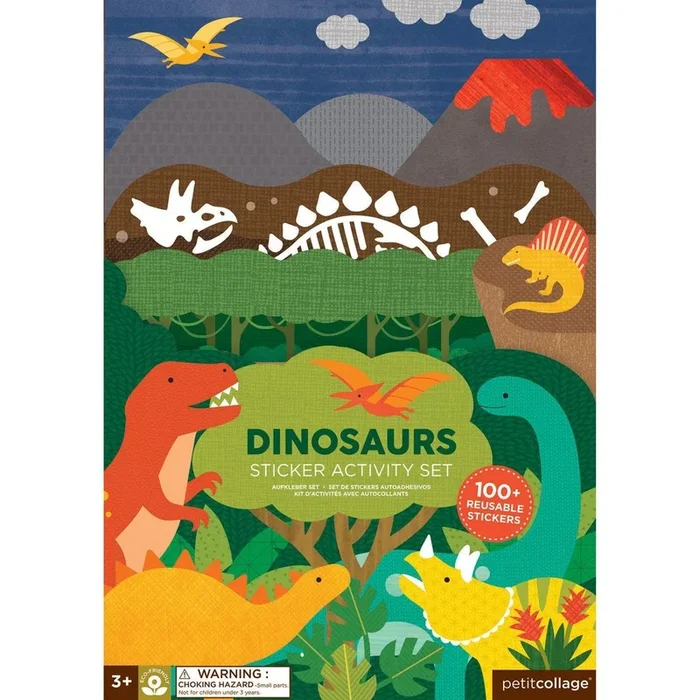 Petit Collage Sticker Activity Set | Dinosaurs