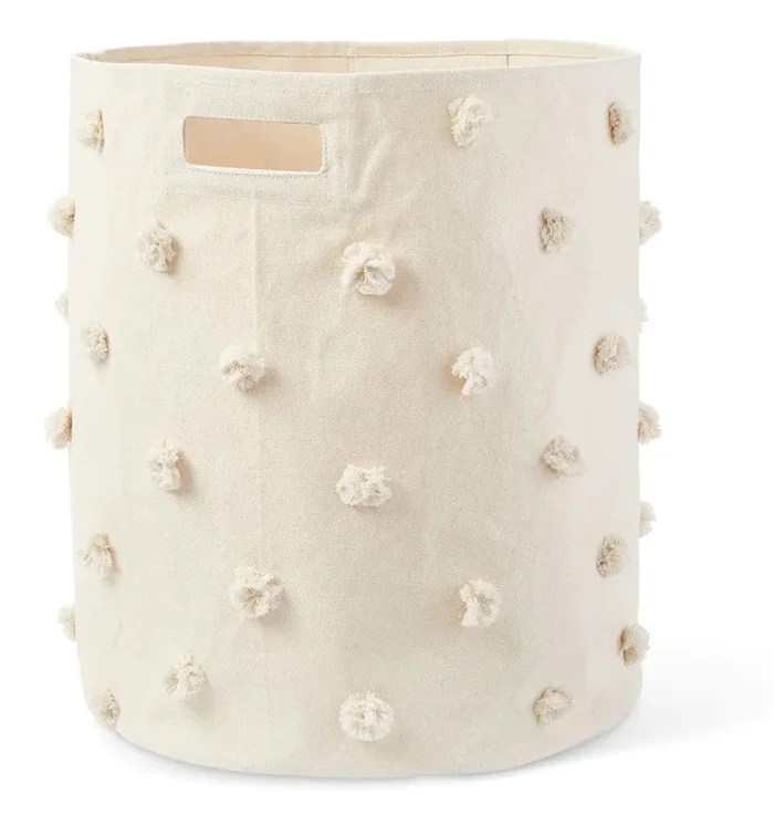 Petit Pehr Pom Pom Basket – Hamper – Natural