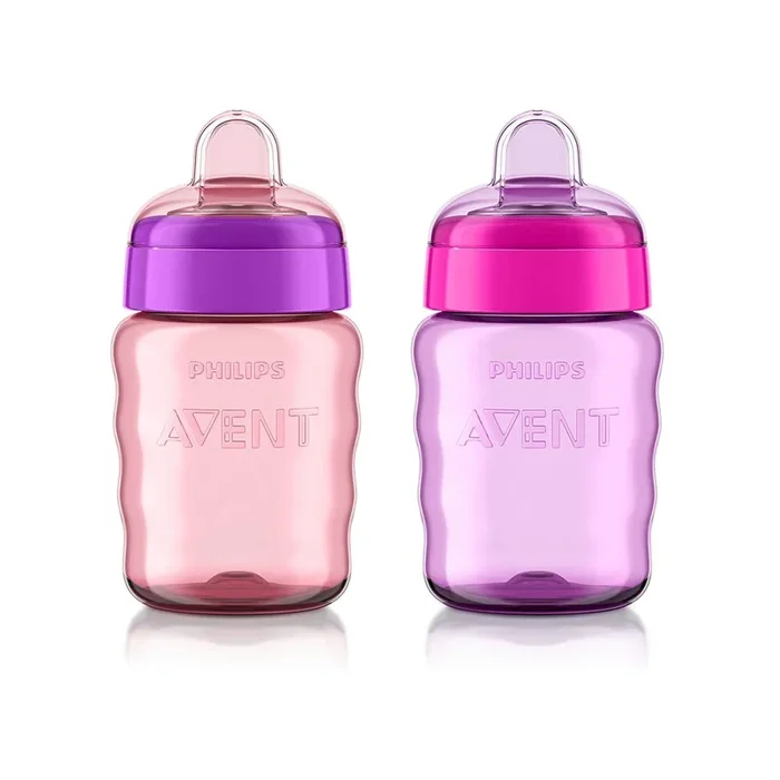PHILIPS AVENT My Easy Sippy Classic Spout Cup 9oz 2pk – Girl