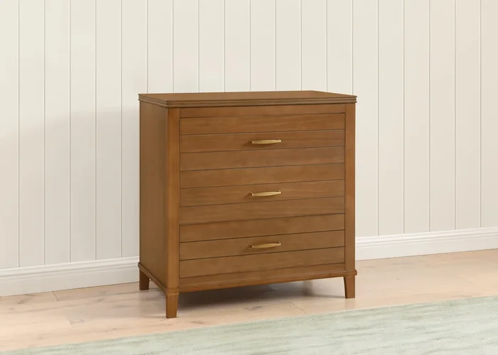 Phoebe 3 Drawer Dresser with Interlocking Drawers