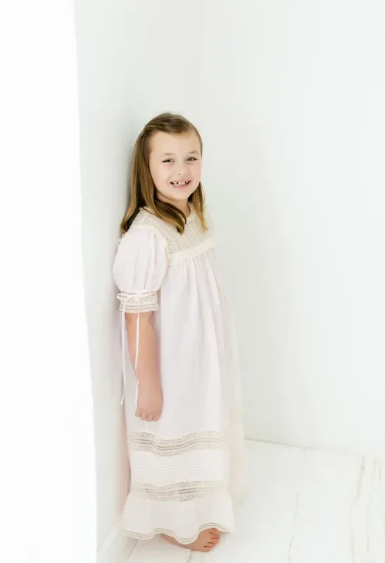 Phoenix & Ren Light Pink Rowan Heirloom Dress