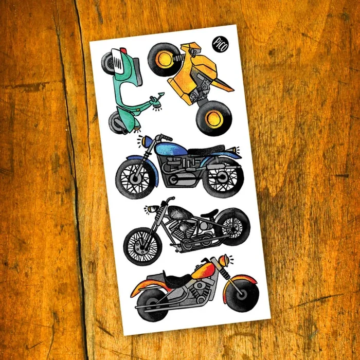 PICO TATOO Temporary Tattoo – Motorcycle Lovers
