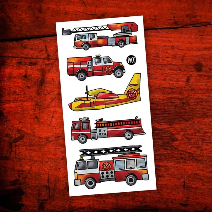 PICO TATOO Temporary Tattoo – Safe with the Firefighters