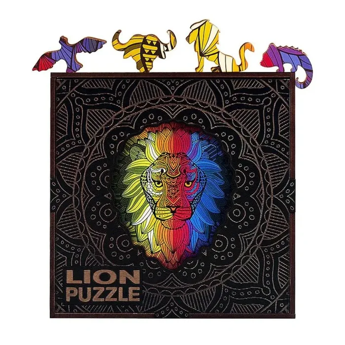 Piecezz Wooden 70 Piece Puzzle – Lion