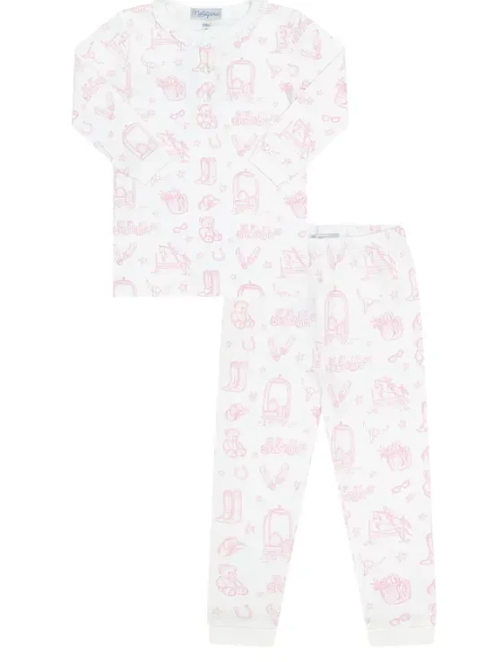 Pink Lone Star Toile | Pajama