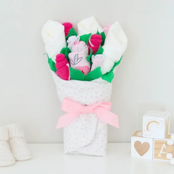 Pink Rose Baby Girl Gift Set