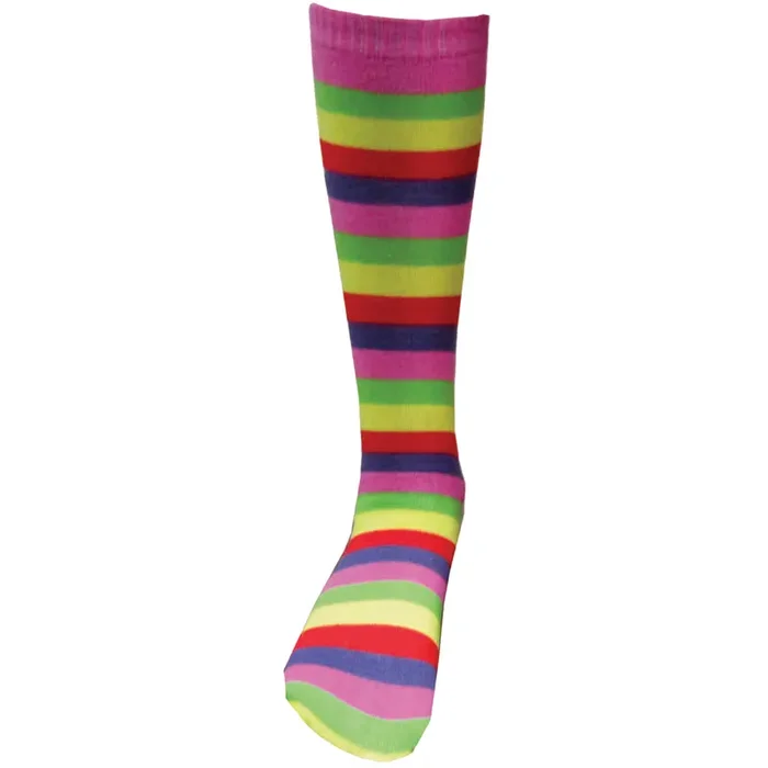 Pink Striped Knee Socks – Kids