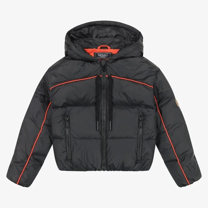Piper Bomber Coat – Black & Red