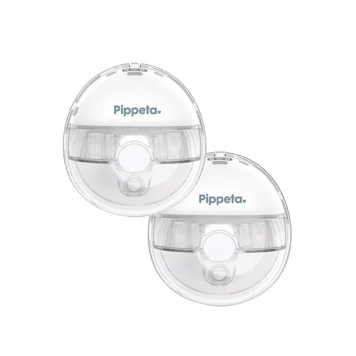 Pippeta Compact LED Hands Free Breast Pump – 2 Pack