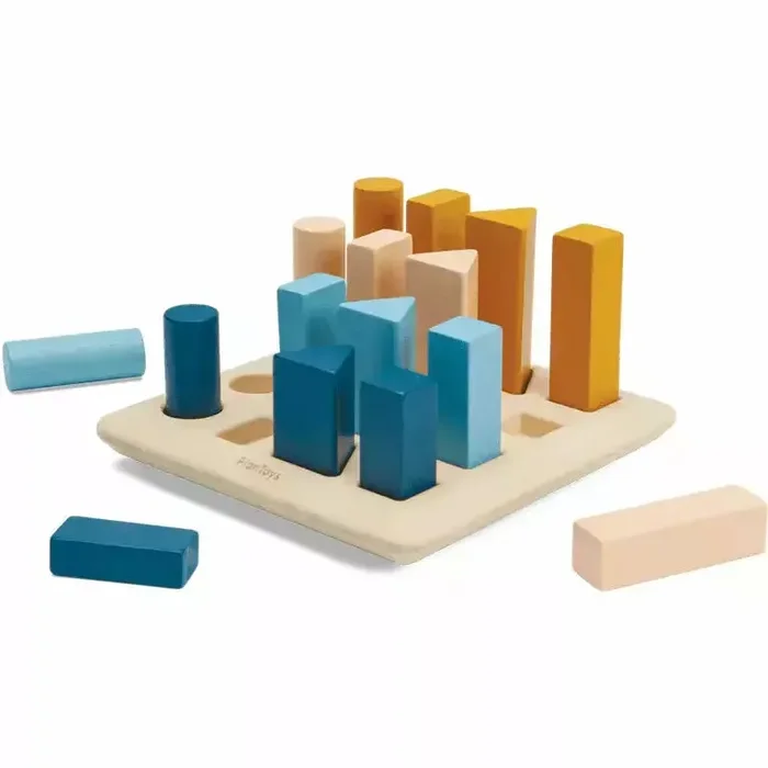 Plan Toys Geometric Peg Board – Orchard