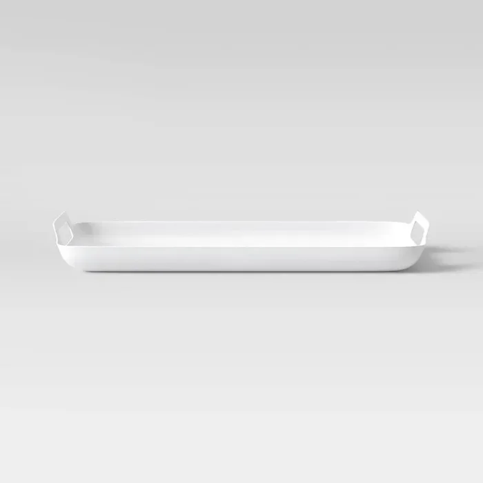 Plastic Serving Platter – Beige