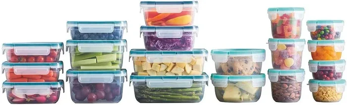 Plastic Storage Container Set – Clear