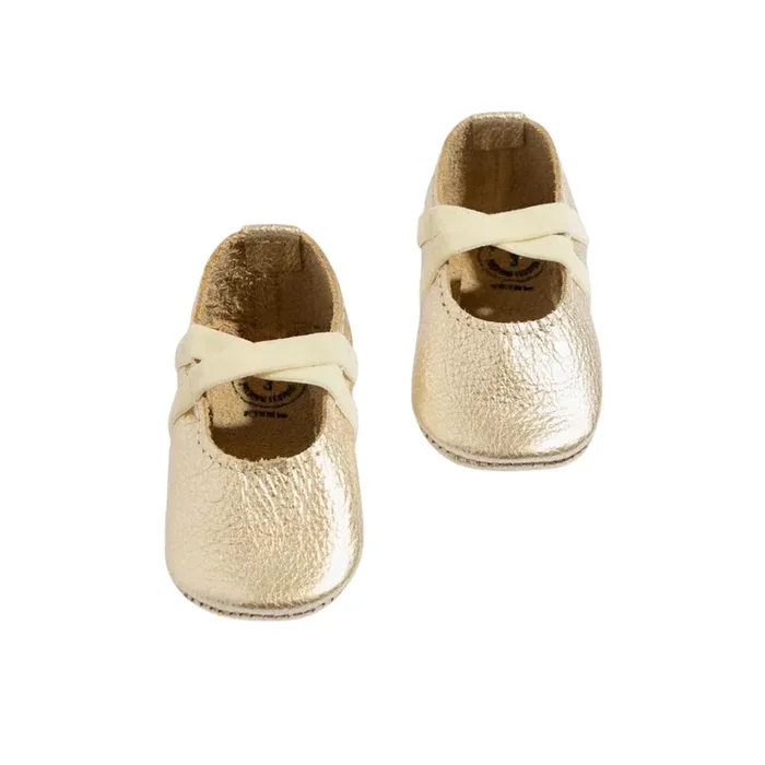 Platinum Ballet Slipper Baby Shoe