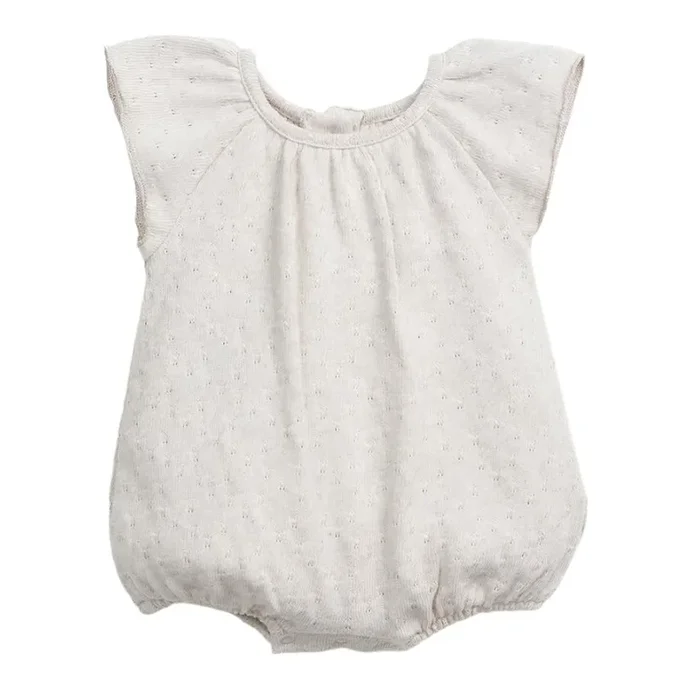 Play Up – Pointelle Bubble Romper – Ivory