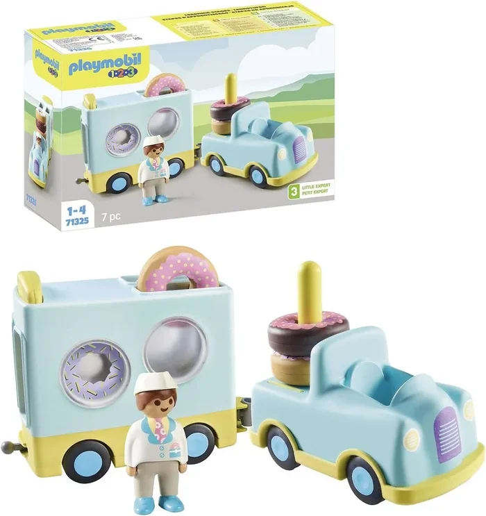 Playmobil 123 | Doughnut Truck with Stacking & Sorting