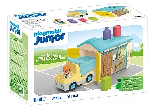 Playmobil Construction Truck with Garage
