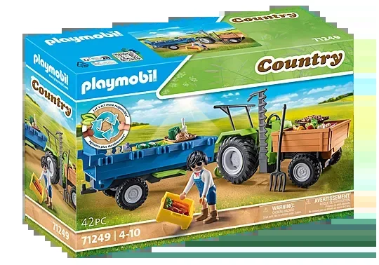 Playmobil Harvester Tractor with Trailer