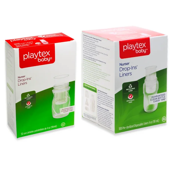 Playtex Baby™ Drop-Ins® Anti-Colic, Disposable Liners – One Month Supply