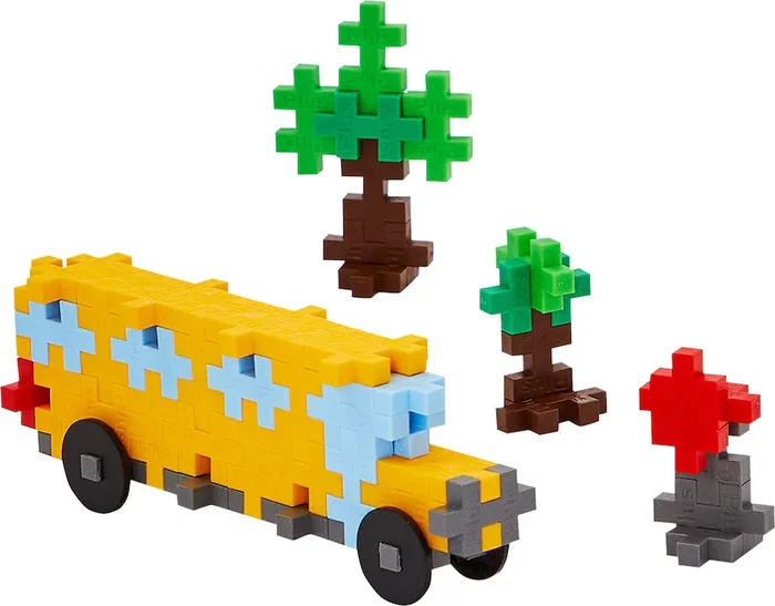Plus-Plus Tube 70 pc – School Bus