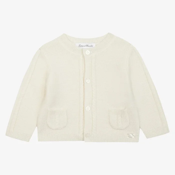 Pocket Cardigan – Off White