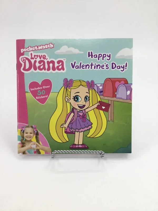 Pocket Watch Love, Diana Happy Valentine’s Day Sticker Book