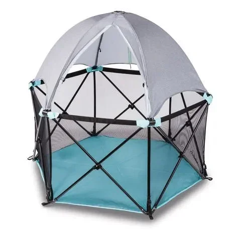 Pop N Play Deluxe Ultimate Playard Aqua 6 Months