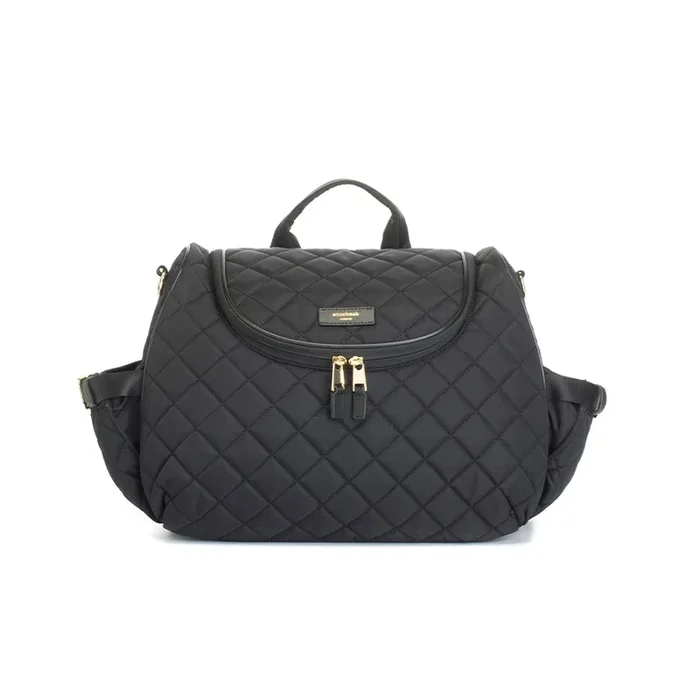 POPPY QUILT BAG (BLACK)