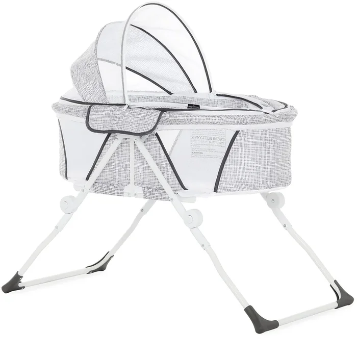 Portable Baby Bassinet – Cool Grey